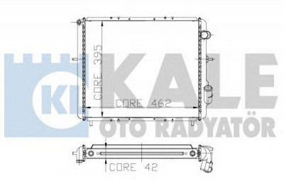KALE OTO RADYATOR 221199 -  Радиатор, охлаждение двигателя